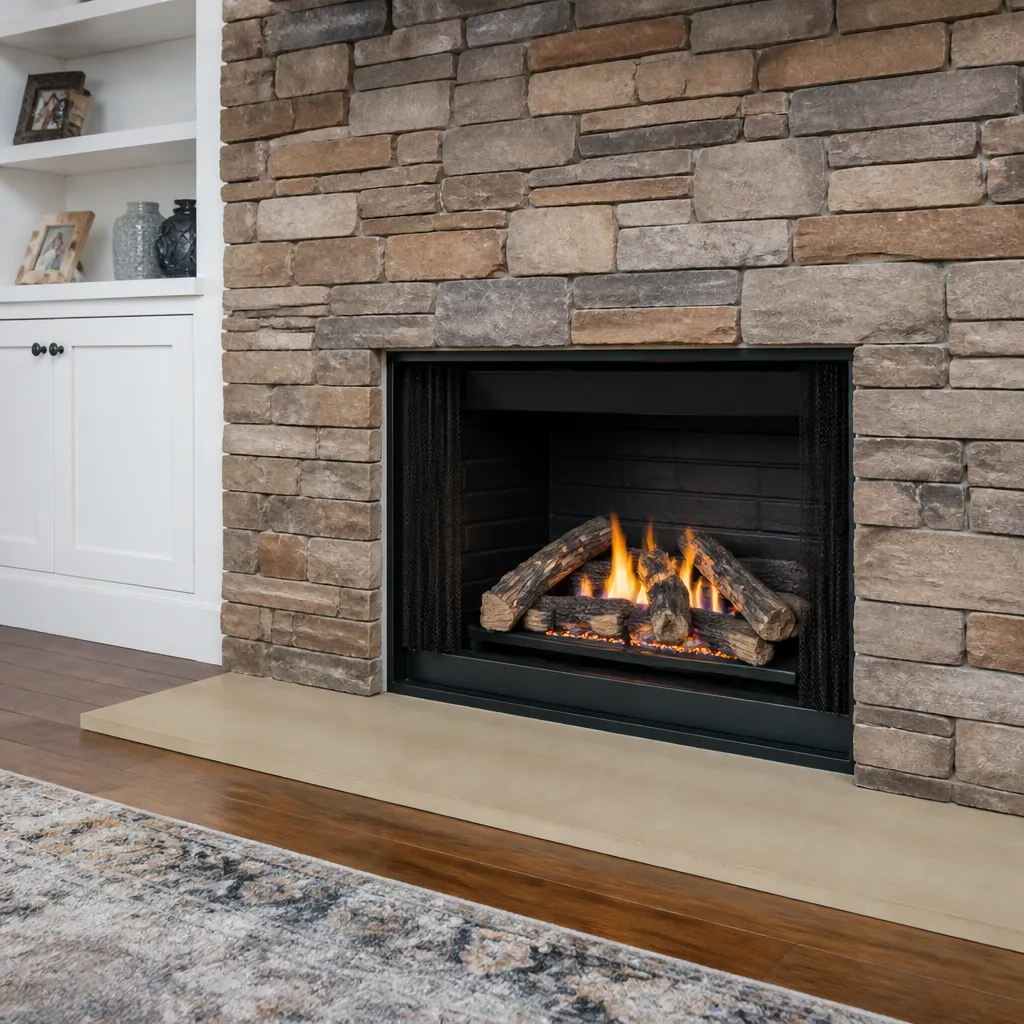 Gas fireplace service